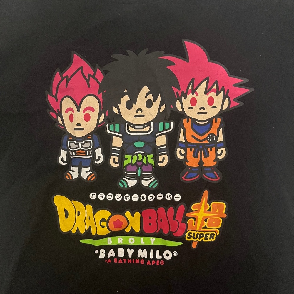 Dbz bape shirt